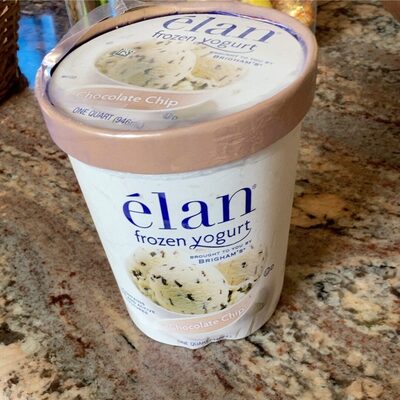 Chocolate Chip Vanilla Frozen Yogurt With Chocolate Flavored Chips, Chocolate Chip