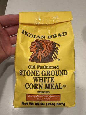 Old Fashioned Stone Ground White Corn Meal, Old Fashioned