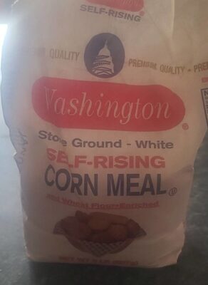 White Self-Rising Corn Meal, White