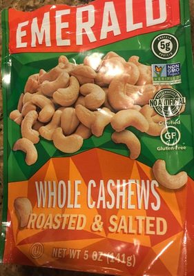 Roasted & Salted Whole Cashews, Roasted & Salted