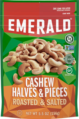 Roasted & Salted Cashew Halves & Pieces, Roasted & Salted