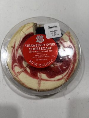 Strawberry Swirl Cheesecake