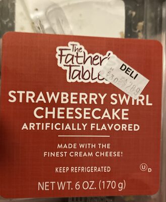 Cheesecake, Strawberry Swirl