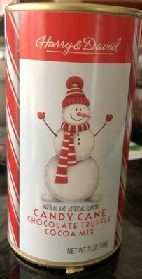 Chocolate Truffle Flavored Candy Cane Cocoa Mix, Chocolate Truffle