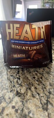 English Toffee Enrobed In Rich Chocolatey Coating Miniatures, English Toffee