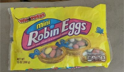 Malted Milk Flavored Candy In A Crunchy Shell Mini Robbin Eggs, Malted Milk