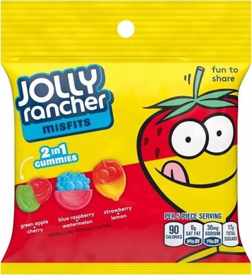 Green Apple + Cherry, Blue Raspberry + Watermelon, Strawberry + Lemon 2 In 1 Gummies, Green Apple + Cherry, Blue Raspberry + Watermelon, Strawberry + Lemon
