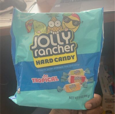 Tropical Fruit Punch, Golden Pineapple, Lime, And Mango Hard Candy, Tropical Fruit Punch, Golden Pineapple, Lime, And Mango