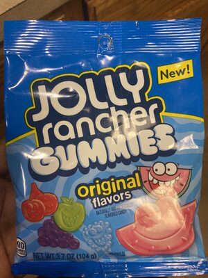 Green Apple, Blue Raspberry, Cherry, Grape & Watermelon Original Candy Gummies, Green Apple, Blue Raspberry, Cherry, Grape & Watermelon