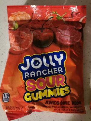 Sour Awesome Reds Gummies Candy, Sour Awesome Reds