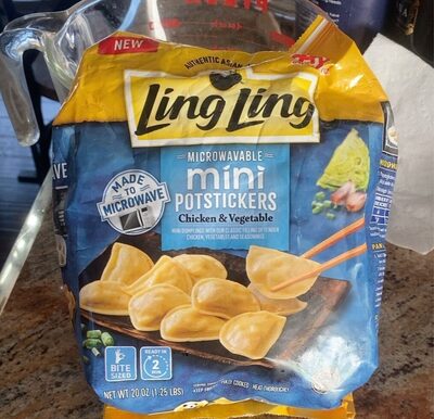 Microwaveable Chicken & Vegetable Mini Potstickers, Chicken; Vegetable