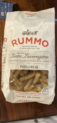 Enriched Macaroni Product, Fusilli No. 48