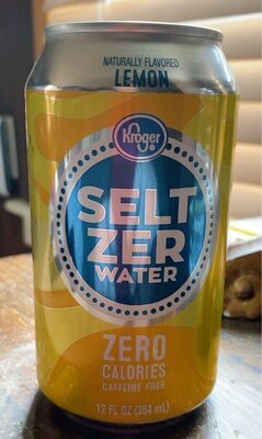 Lemon Flavored Seltzer Water, Lemon