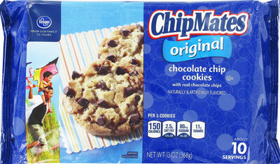 Kroger, Chipmates, Cookies, Chocolate Chip, Chocolate Chip