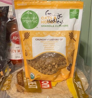 Oats & Honey Crunchy Granola Clusters Of Whole Grain Oats With Honey Maple Syrup Cinnamon Cardamom, Oats & Honey