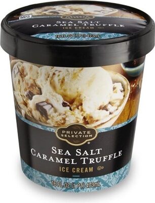 Sea Salt Caramel Truffle Ice Cream, Sea Salt Caramel Truffle