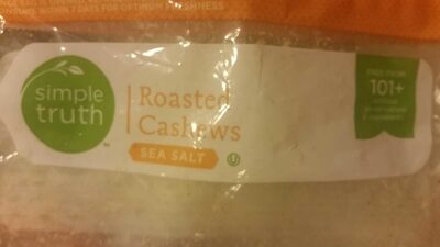 Simple Truth, Roasted Cashews, Sea Salt, Sea Salt