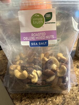 Sea Salt Roasted Deluxe Mixed Nuts, Sea Salt