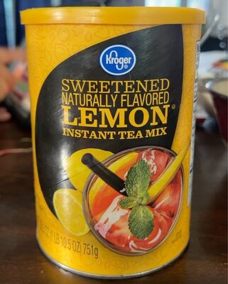 Instant Iced Tea Mix, Lemon