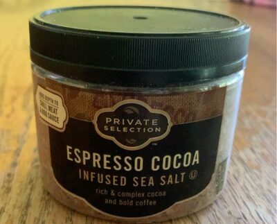 Espresso Cocoa Infused Sea Salt, Espresso Cocoa