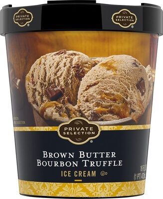 Brown Butter Bourbon Truffle Ice Cream, Brown Butter Bourbon Truffle