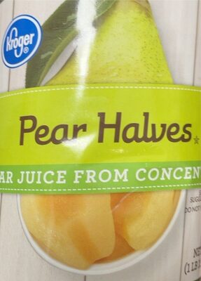 Pear Halves Juice From Concentrate