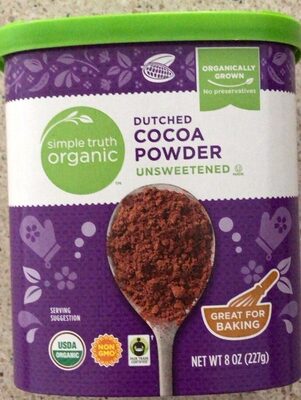 Unsweetened Dutched Cocoa Powder, Unsweetened