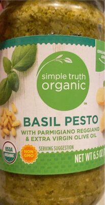 Basil Pesto With Parmigiano Reggiano & Extra Virgin Olive Oil, Basil