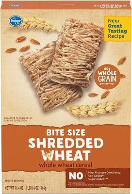 Shredded 100% Whole Grain Wheat Cereal, Shredded Wheat