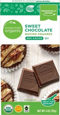 Sweet Chocolate 46% Cacao Baking Squares, Sweet Chocolate