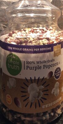 Purple 100% Whole Grain Popcorn, Purple