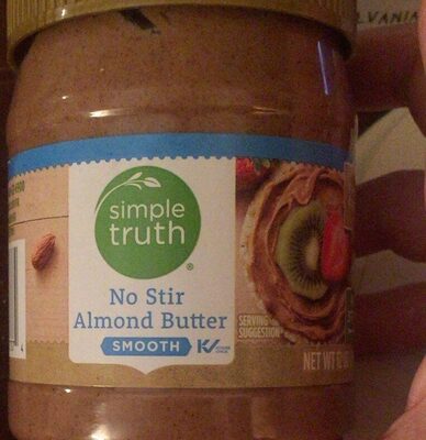 Smooth No Stir Almond Butter, Smooth
