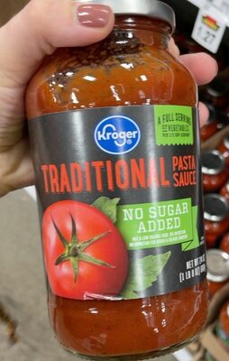 Traditional No Sugar Added Pasta Sauce, Traditional