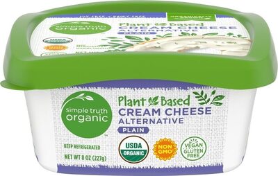 Plain Plant Based Alternative Cream Cheese, Plain