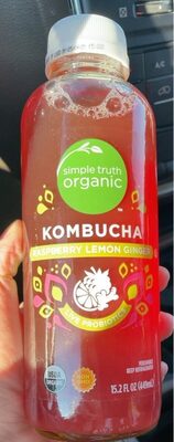 Raspberry Lemon Ginger Kombucha, Raspberry Lemon Ginger