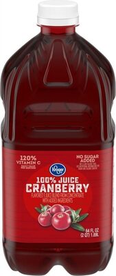 100% Juice Cranberry Flavored 3 Juice Blend From Concentrate, Cranberry
