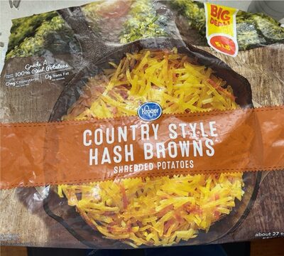 Country Style Hash Browns Shredded Potatoes, Country Style