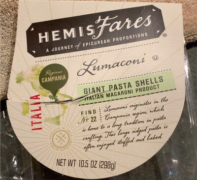 Giant Pasta Shells Italian Macaroni Product, Lumaconi
