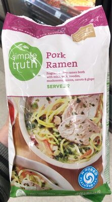 Pork Ramen Fragrant & Silky Ramen Broth With Miso, Pork, Noodles, Mushrooms, Onions, Carrots & Ginger, Pork Ramen