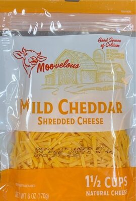 Mild Cheddar Shredded Natural Cheese, Mild Cheddar