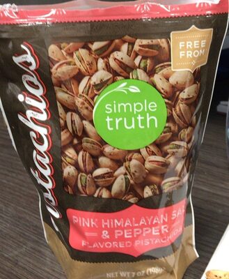 Pink Himalayan Salt & Pepper Flavored Pistachios, Pink Himalayan Salt & Pepper