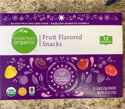 Grape, Cherry, Apple, Strawberry Fruit Flavored Snacks, Grape, Cherry, Apple, Strawberry