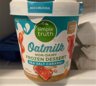 Sea Salt Caramel Oatmilk Non-Dairy Frozen Dessert, Sea Salt Caramel