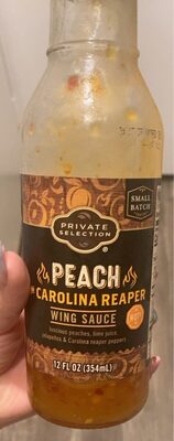 Hot! Peach With Carolina Reaper Wing Sauce, Hot! Peach With Carolina Reaper