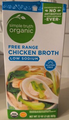 Free Range Chicken Low Sodium Broth, Free Range Chicken
