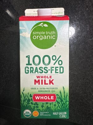 100% Grass-Fed Whole Milk