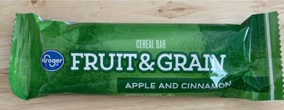 Apple And Cinnamon Flavored Fruit & Grain Cereal Bars, Apple And Cinnamon
