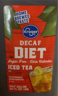 Decaf Diet Sugar Free Iced Tea, Decaf
