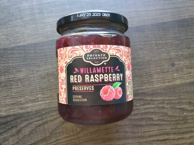 Red Raspberry Willamette Preserves, Red Raspberry