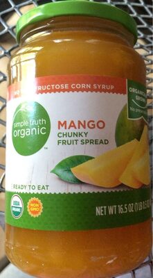 Mango Chunky Fruit Spread, Mango Chunky